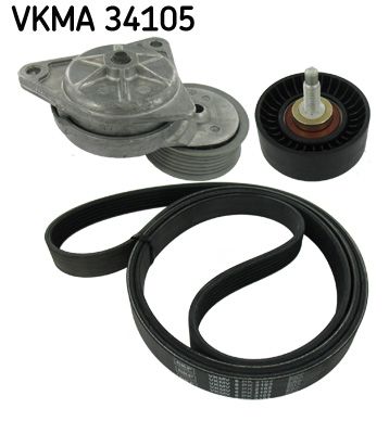 SKF Keilrippenriemensatz (VKMA 34105) Thumbnail